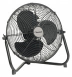 vloerventilator Retro 35 cm 3 standen 55W zwart