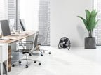 vloerventilator Retro 35 cm 3 standen 55W zwart