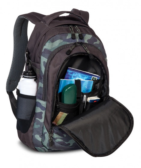 rugzak Evolution Air 22 liter polyester olijfgroen/khaki