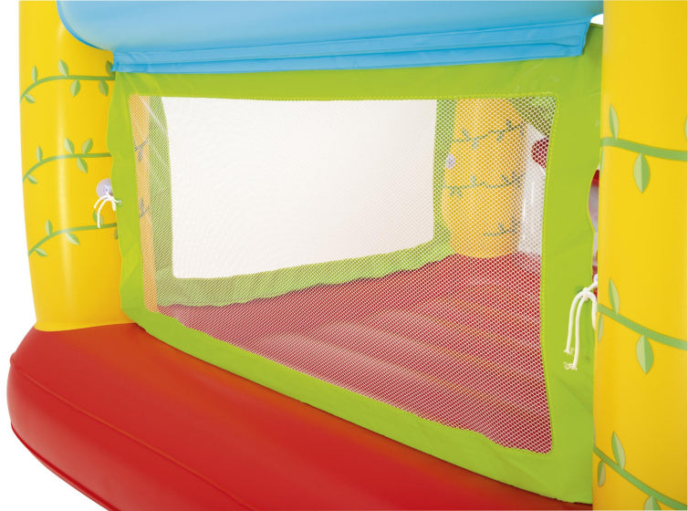 Bestway Fisher-Price springkussen met ballen 175 x 173 cm
