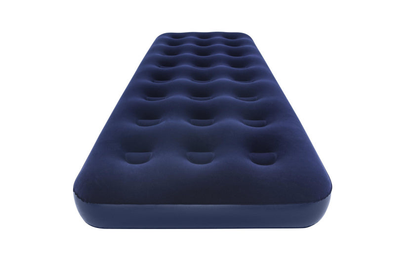 Bestway Flocked 22 Twin Luchtbed 1 Persoon Blauw