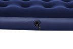Bestway Flocked 22 Twin Luchtbed 1 Persoon Blauw