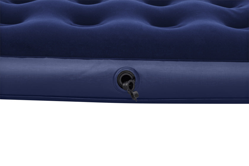 Bestway Flocked 22 Twin Luchtbed 1 Persoon Blauw