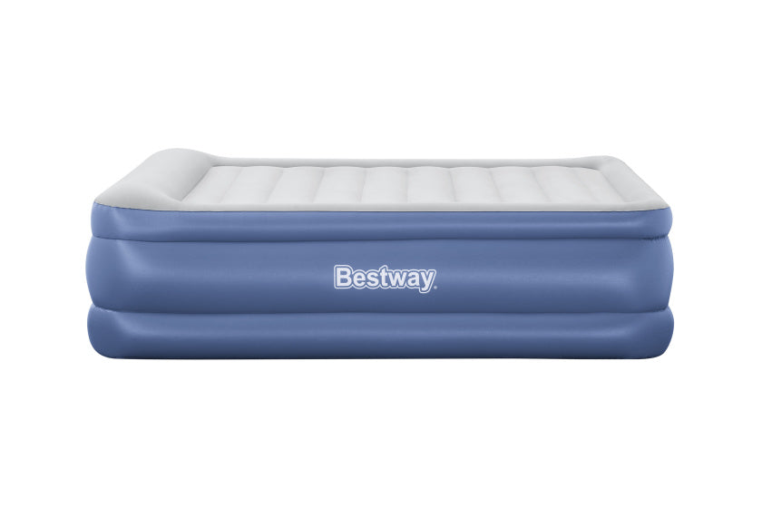 Bestway Luchtbed tritech 61 cm queen blauw/grijs