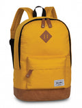 rugzak Campus Snow 21 liter polyester geel/bruin