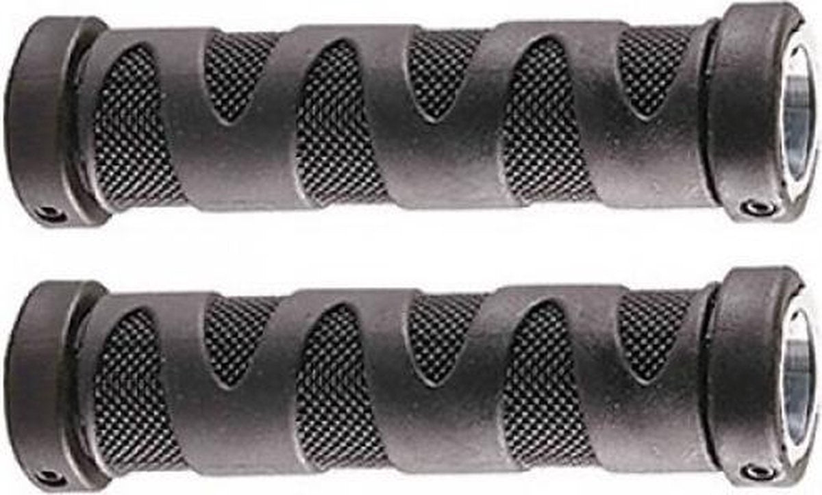 Velo ergo handvat kraton gel 2x130mm schroef bev. zwart op kaart