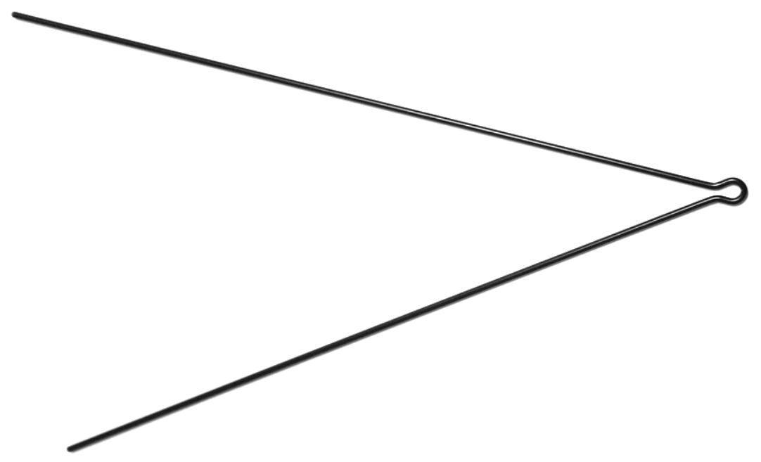 Sks spatbordstang staal zwart 357 mm
