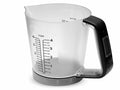 digitale maatbeker 1 liter 3 kg transparant/zwart