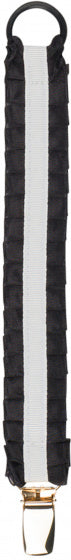 fopspeenketting junior 19 cm zwart/wit