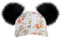 pet Pom Pom dames katoen wit/zwart mt 48-56