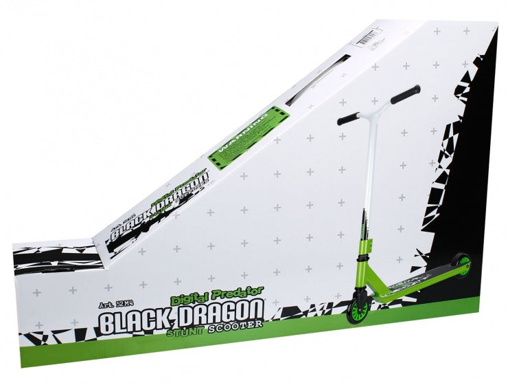 stuntstep Junior Voetrem Wit/Groen