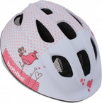 kinderhelm sweet meisjes wit/roze maat 46/53