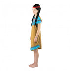 indianenjurk bruin/blauw meisjes 7-10 jaar