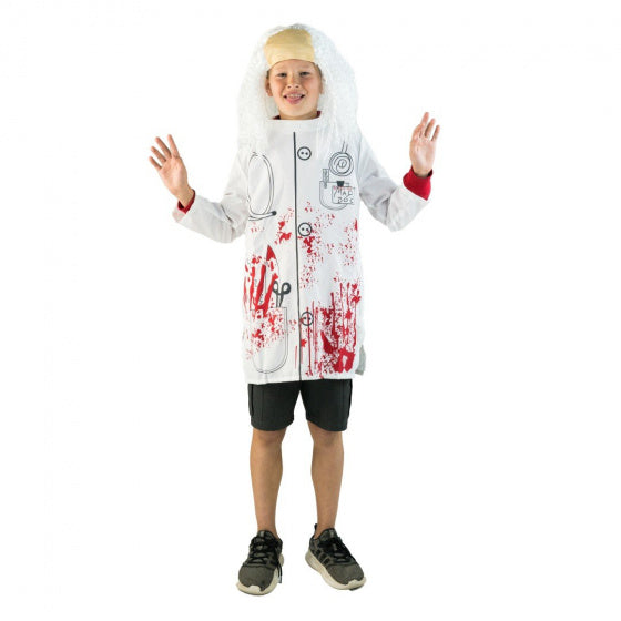 Kids Doctor Costume wit 7-10 jaar