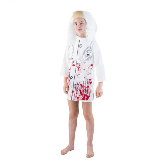 Kids Doctor Costume wit 7-10 jaar