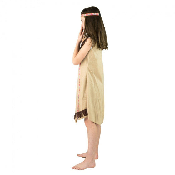 kinderkostuum meisjes indiaan multicolor mt 110-116