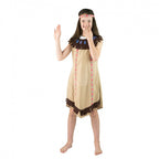 kinderkostuum meisjes indiaan multicolor mt 110-116