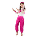 verkleedkostuum danseres meisjes roze 4-6 jaar