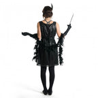 verkleedkostuum flapper dames zwart maat M