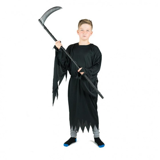 verkleedkostuum reaper zwart 7-9 jaar