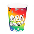 feestbekers Joyeux Anniversaire 250 ml papier 6 stuks