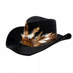 hoed Voodoo Bakalu heren 35 cm polyester zwart