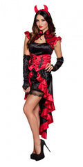 kostuum Gothic devil dames polyester maat 40/42