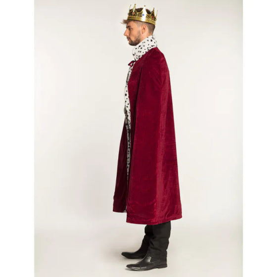 Boland majesteitsmantel bordeaux, 140cm