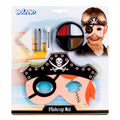 make-up kit Piraat karton zwart 4-delig