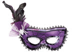 oogmasker Ragnatela dames polyester paars one-size
