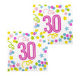 servetten 30 jaar 33 cm papier 12 stuks
