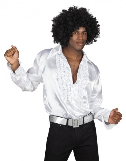 Party shirt wit maat L