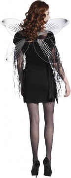 verkleedjurk Dark Angel polyester zwart maat 40/42