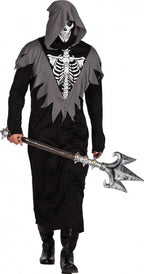 verkleedkostuum Dungeon Guard zwart/grijs maat 50/52