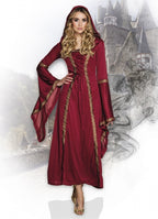 Boland Verkleedpak Lady Gwendolyn Dames Rood Maat 36 38