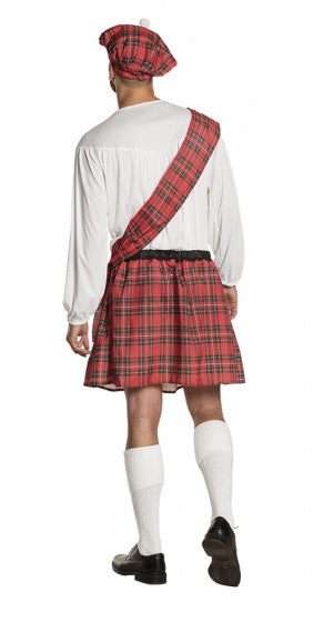 verkleedpak Scotsman heren rood maat 54/56