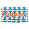 vlag oktoberfest 90x150 cm polyester blauw/wit