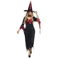 Boland Witch kostuum dames zwart rood maat 40 42 (M)