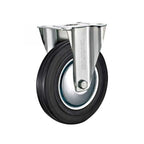 Tarsus bokwiel 160 mm. zwart