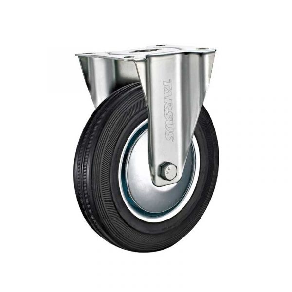 Tarsus bokwiel 160 mm. zwart