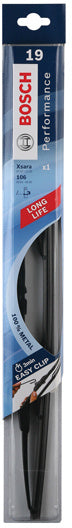 Bosch ruitenwisserblad performance 19 500 mm rubber zwart