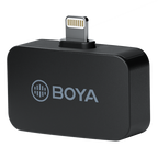 Boya 2.4 GHz Dasspeld Microfoon Draadloos BY-M1LV-D voor iOS
