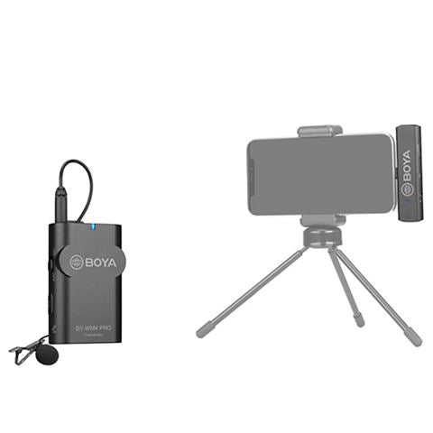 Boya 2.4 GHz Duo Lavalier Microfoon Draadloos BY-WM4 Pro-K3 voor iOS