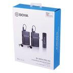 Boya 2.4 GHz Duo Lavalier Microfoon Draadloos BY-WM4 Pro-K4 voor iOS