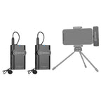 Boya 2.4 GHz Duo Lavalier Microfoon Draadloos BY-WM4 Pro-K4 voor iOS