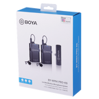 Boya 2.4 GHz Duo Lavalier Microfoon Draadloos BY-WM4 Pro-K6 voor Android