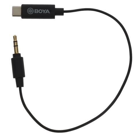 Boya Universele Adapter BY-K2 3,5mm TRS naar USB-C