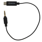 Boya Universele Adapter BY-K2 3,5mm TRS naar USB-C