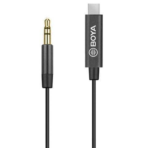 Boya Universele Adapter BY-K2 3,5mm TRS naar USB-C