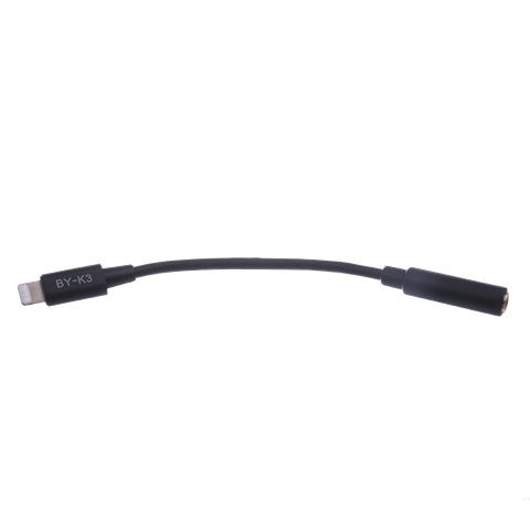 Boya Universele Adapter BY-K3 3,5mm TRRS naar Lightning